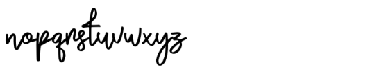 Ollifia Poettry Regular Font LOWERCASE