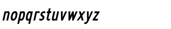 Olpal Sans Bold Oblique Font LOWERCASE