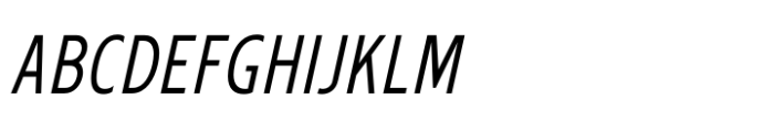 Olpal Sans Regular Oblique Font UPPERCASE