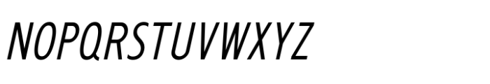Olpal Sans Regular Oblique Font UPPERCASE