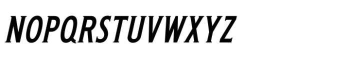 Olpal Serif Bold Oblique Font UPPERCASE