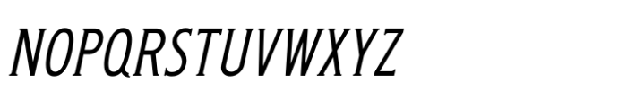 Olpal Serif Regular Oblique Font UPPERCASE