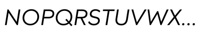 Olyford Pro Alt Regular Italic Font UPPERCASE