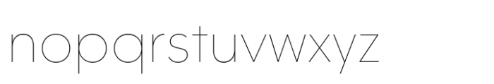 Olyford Pro Alt Thin Font LOWERCASE