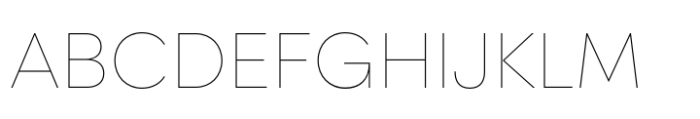 Olyford Pro Thin Font UPPERCASE