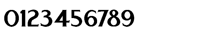 Olympus Bold Font OTHER CHARS