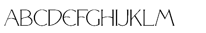 Olympus Light Font UPPERCASE