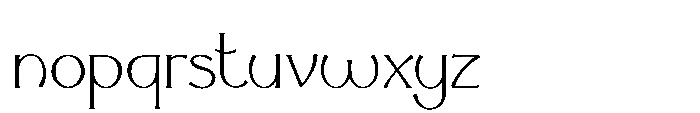 Olympus Light Font LOWERCASE
