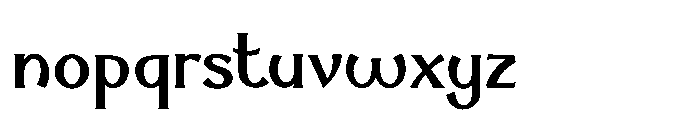 Olympus Medium Font LOWERCASE