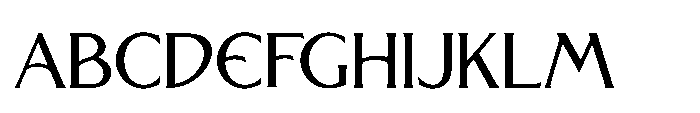 Olympus Regular Font UPPERCASE