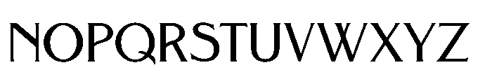 Olympus Regular Font UPPERCASE