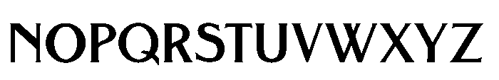 Olympus Semi Bold Font UPPERCASE