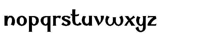 Olympus Semi Bold Font LOWERCASE