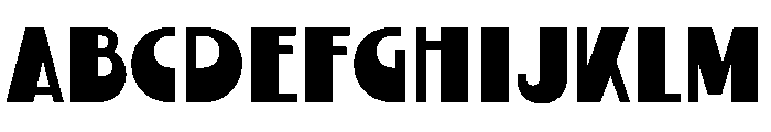 Oldehove Regular Font UPPERCASE