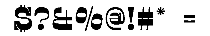 Oldita Bold Instance Font OTHER CHARS
