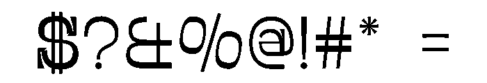 Oldita Light Instance Font OTHER CHARS