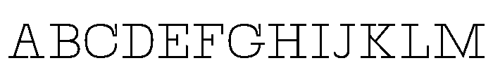 Oldita Thin Font UPPERCASE