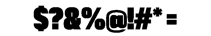 OldschoolGraphic 1000 Font OTHER CHARS