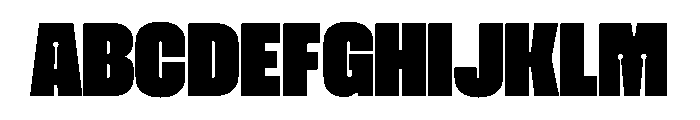 OldschoolGraphic 1000 Font UPPERCASE