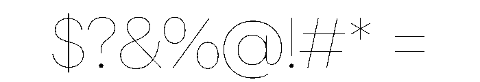 OldschoolGrotesk Air Font OTHER CHARS
