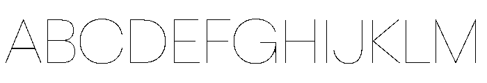 OldschoolGrotesk Air Font UPPERCASE