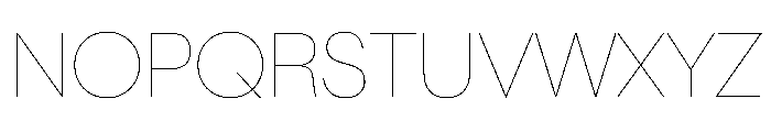 OldschoolGrotesk Air Font UPPERCASE