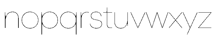 OldschoolGrotesk Air Font LOWERCASE
