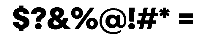 OldschoolGrotesk ExtraBold Font OTHER CHARS