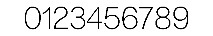 OldschoolGrotesk ExtraLight Font OTHER CHARS