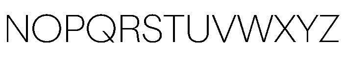 OldschoolGrotesk ExtraLight Font UPPERCASE