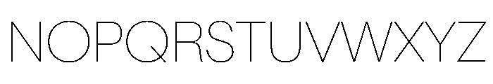 OldschoolGrotesk Thin Font UPPERCASE