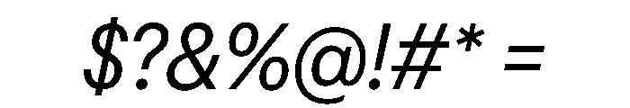 OldschoolGroteskCompact BookItalic Font OTHER CHARS