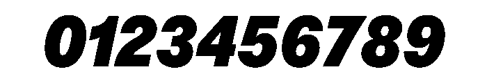 OldschoolGroteskCompact HeavyItalic Font OTHER CHARS
