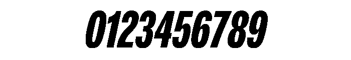 OldschoolGroteskCompressed BoldItalic Font OTHER CHARS