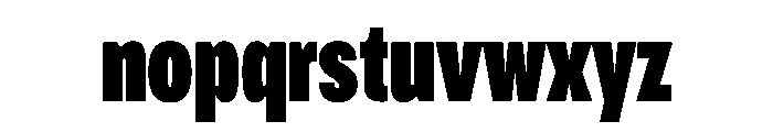 OldschoolGroteskCompressed Heavy Font LOWERCASE