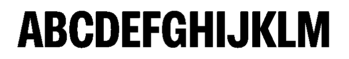 OldschoolGroteskCondensed Bold Font UPPERCASE