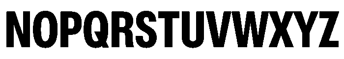 OldschoolGroteskCondensed Bold Font UPPERCASE
