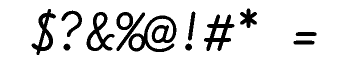 OlympeMonoHacked Regular Font OTHER CHARS