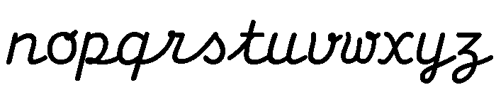 OlympeMonoHacked Regular Font LOWERCASE