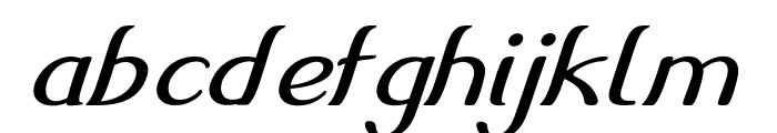 Olcen-Italic Font LOWERCASE