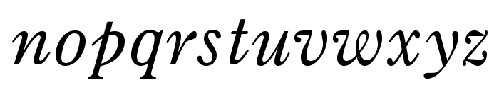 OldStyle7Std-Italic Font LOWERCASE