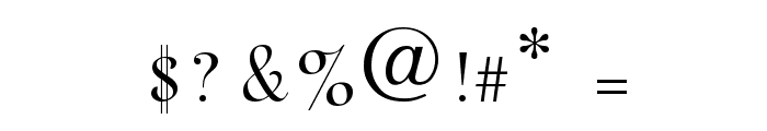 Oldscript Font OTHER CHARS