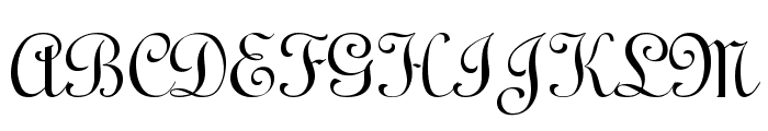 Oldscript Font UPPERCASE