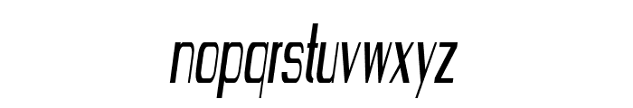 Olinvane-CondensedItalic Font LOWERCASE