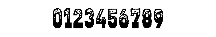 Old West Dot Gradient Font OTHER CHARS