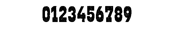 Old West Halftone Font OTHER CHARS