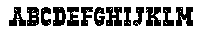 Old West Halftone FONT
