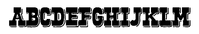 Old West Regular Shadow FONT