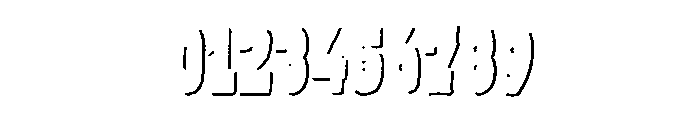 Old West Shadow Font OTHER CHARS