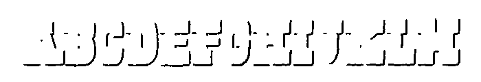 Old West Shadow Font UPPERCASE
